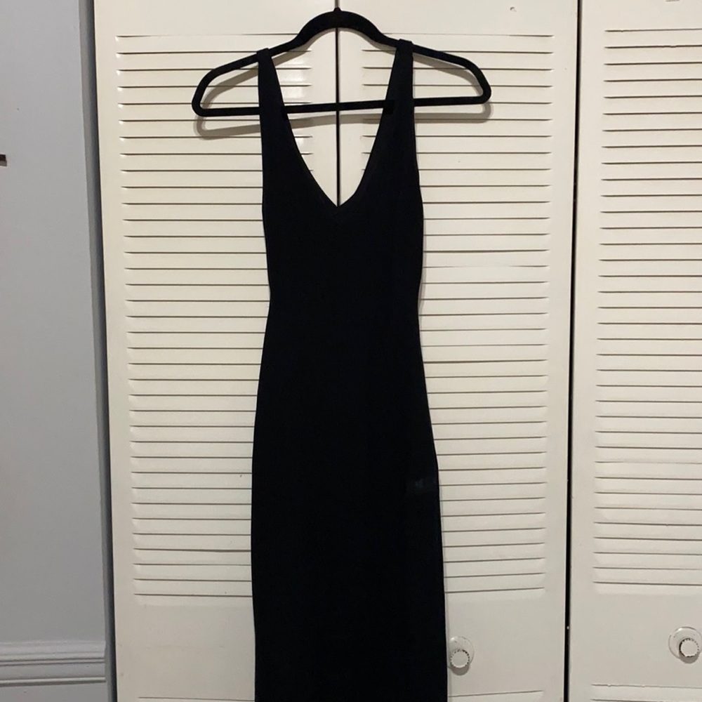 Sexy Zara Bodycon Dress with Back Cutout